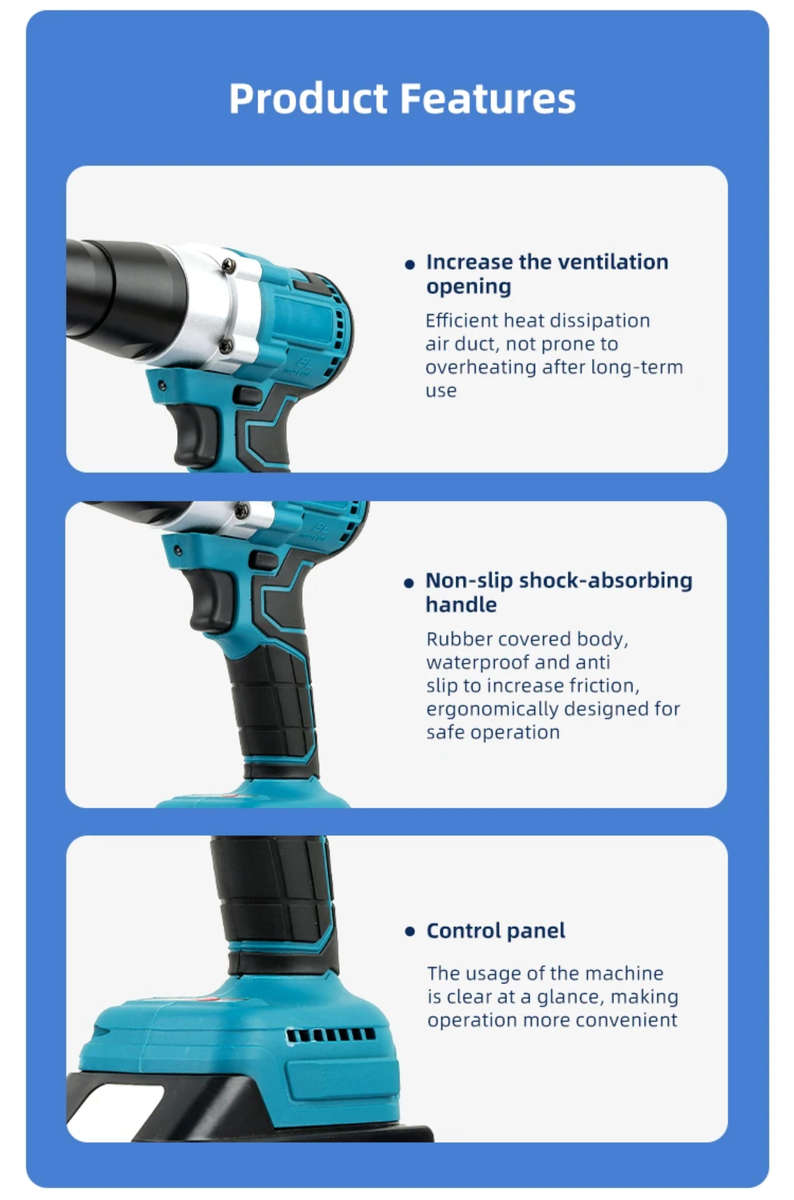 21V Cordless Rivet Gun Kit with Case, 1 Battery& Accessories