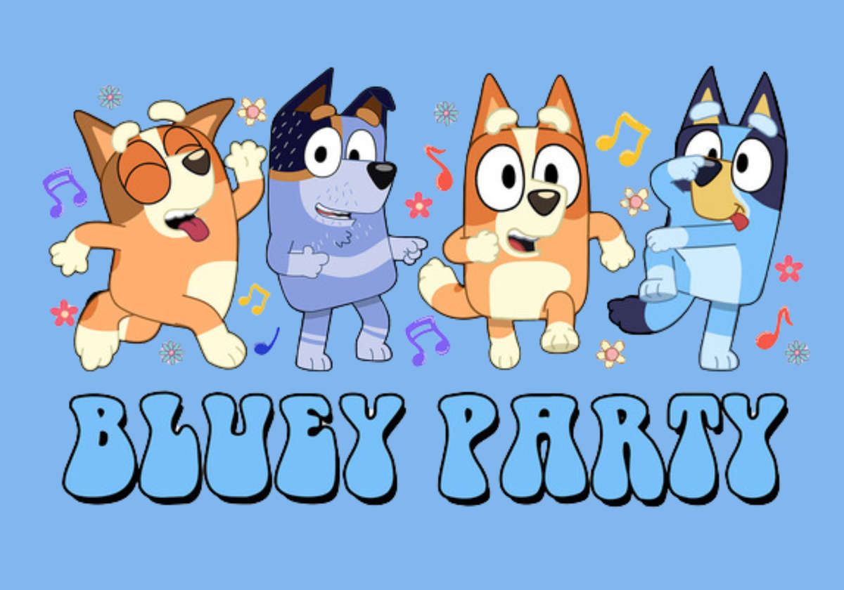 Bluey Party Stickers - Pack of 20