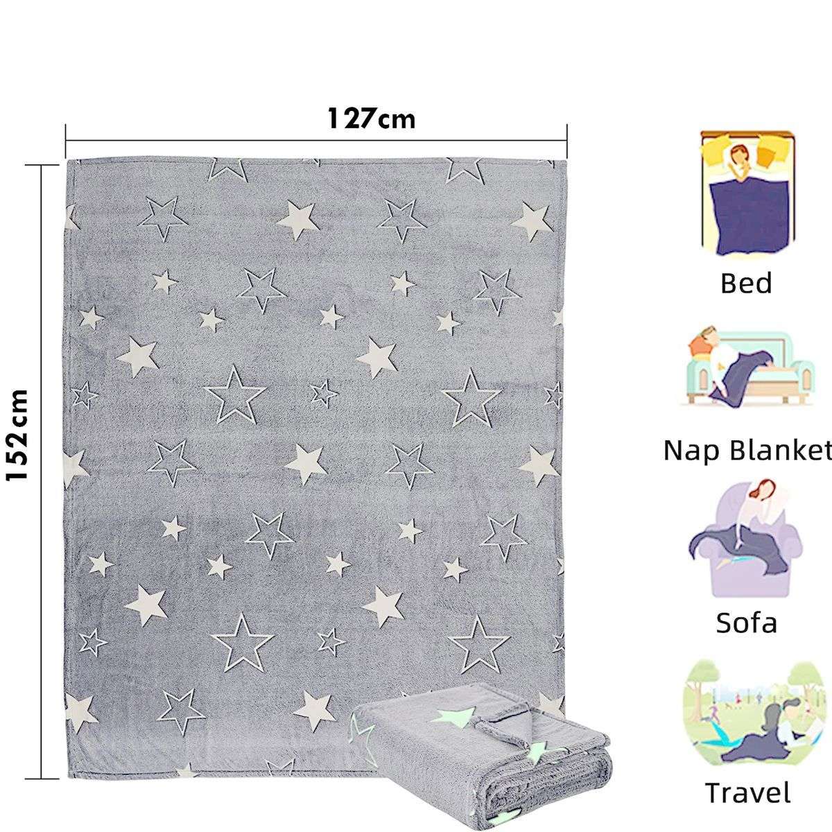 Glow in The Dark Blanket