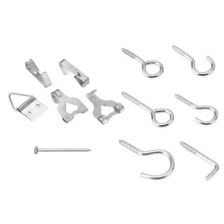 Wadfow - Screw & Hook Assortment Set - 140 Pce - Wadfow - Screw & Hook Assortment Set - 140 Pce