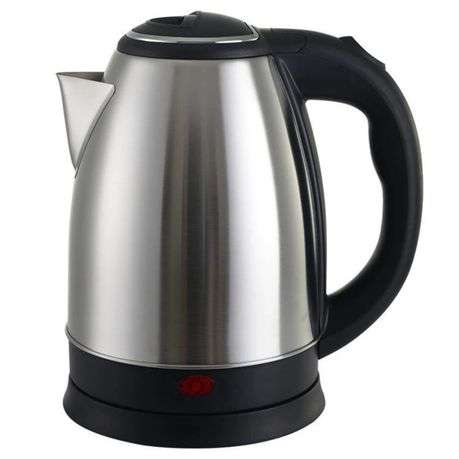 Black Stainless Steel Electric Kettle with Automatic Shut-Off, Rapid Boiling | 2L