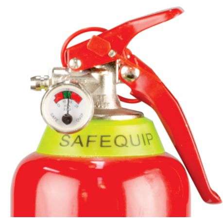 Safequip - DCP Fire Extinguisher Medium (1kg) with bracket - Safequip - DCP Fire Extinguisher Med...