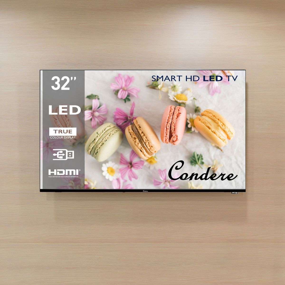 Condere - 32'' Frameless HD LED Smart TV