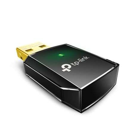 Tp-Link - Archer T2U AC600 Wireless Dual Band USB Adapter - Tp-Link - Archer T2U AC600 Wireless D...