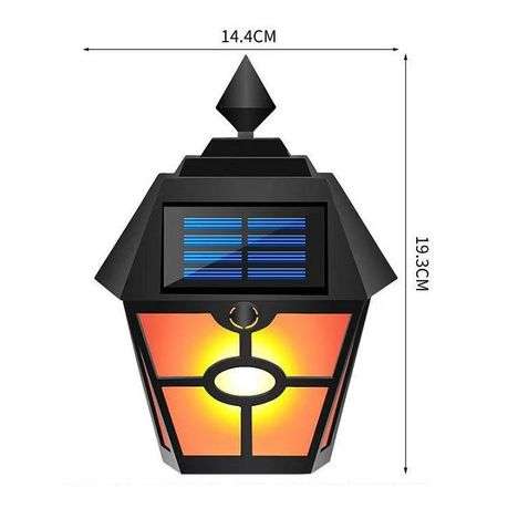 Sensor Solar LED Wall Lantern