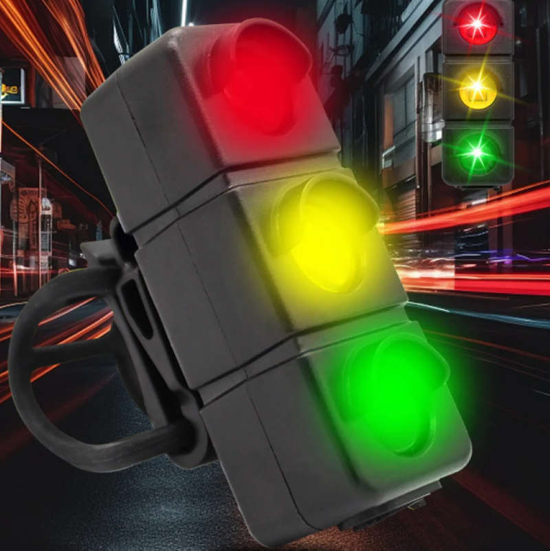 Usb Led Bicycle Tail Light Robot Style