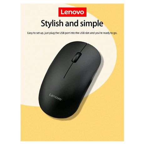 LENOVO - M26 - Advanced Optical Tracking Wireless Mouse - Black