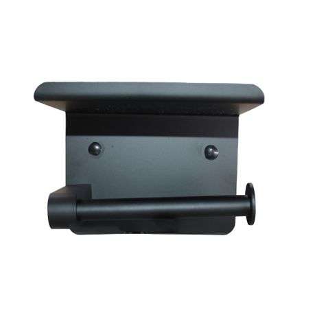 Stainless Steel 1 Roll Toilet Paper Holder with Cellphone Tray