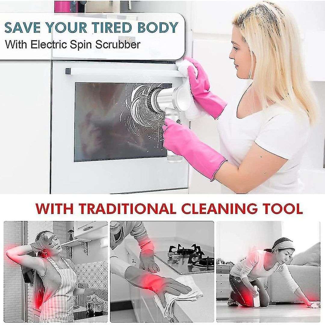 Motorized Cleaning Brush Kit