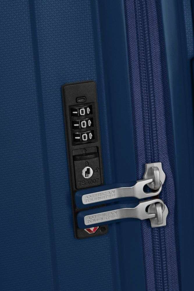 American Tourister Rejoy Spinner TSA 77cm - Navy Blue