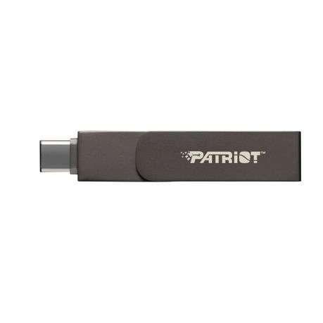 Patriot - iLuxe Stick C 256GB USB 3.2 GEN 1 Type C + Lightning Flash Drive - Black - Patriot - iL...