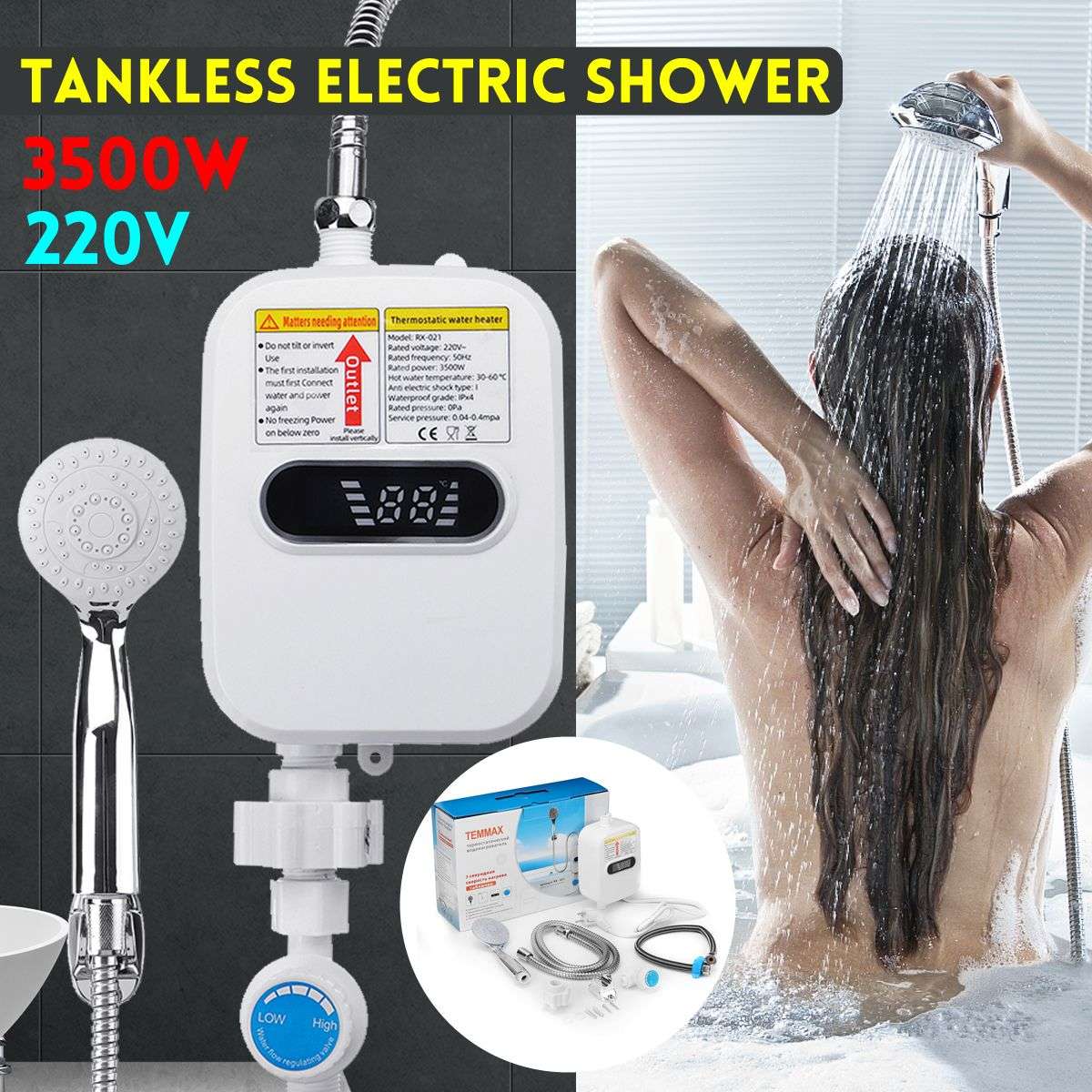 Tankless Instant Electric Hot Water Heater