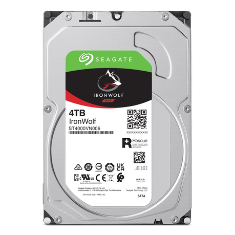Seagate - IronWolf NAS 4TB SATA Hard Drive - Seagate - IronWolf NAS 4TB SATA Hard Drive