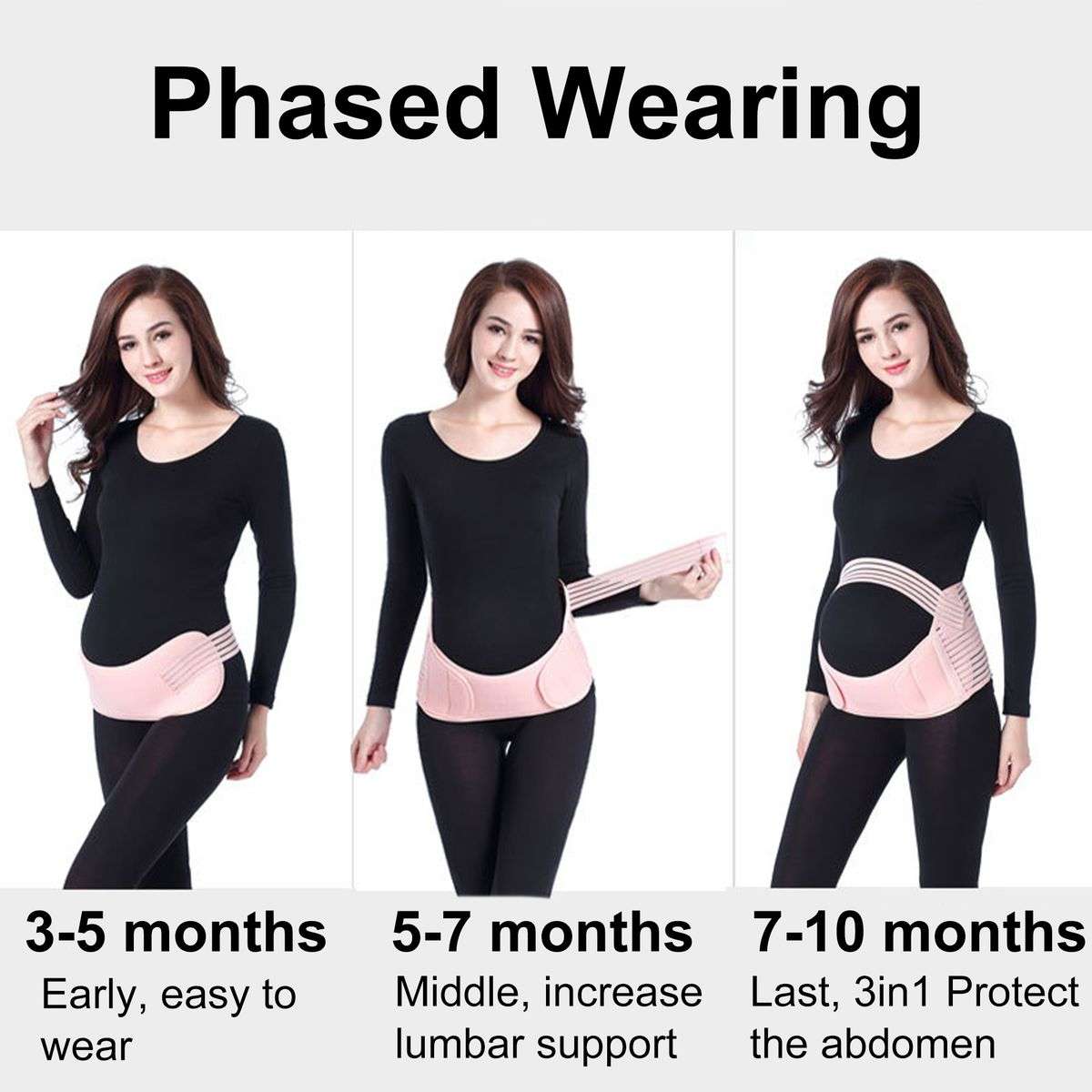 Pregnant Belt Maternity Belly Bands Abdomen Support Prenatal Protector
