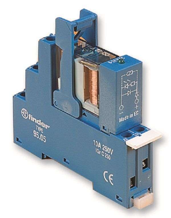 Finder (48.52.7.024.0050SPA) General Purpose Relay, Interface, 24VDC, 8A