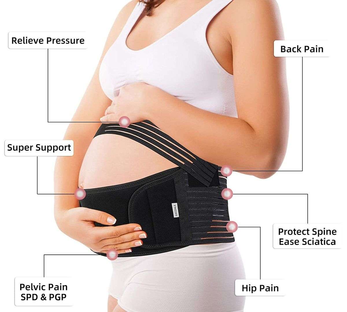 Pregnancy Belt - Maternity Support Brace - Premuim Quality Belly Band
