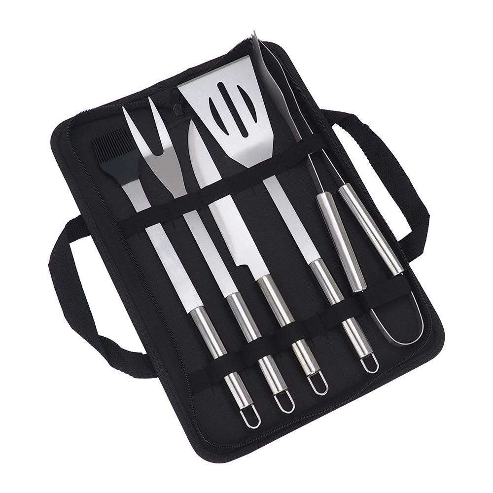 5 Piece stainless steel braai set