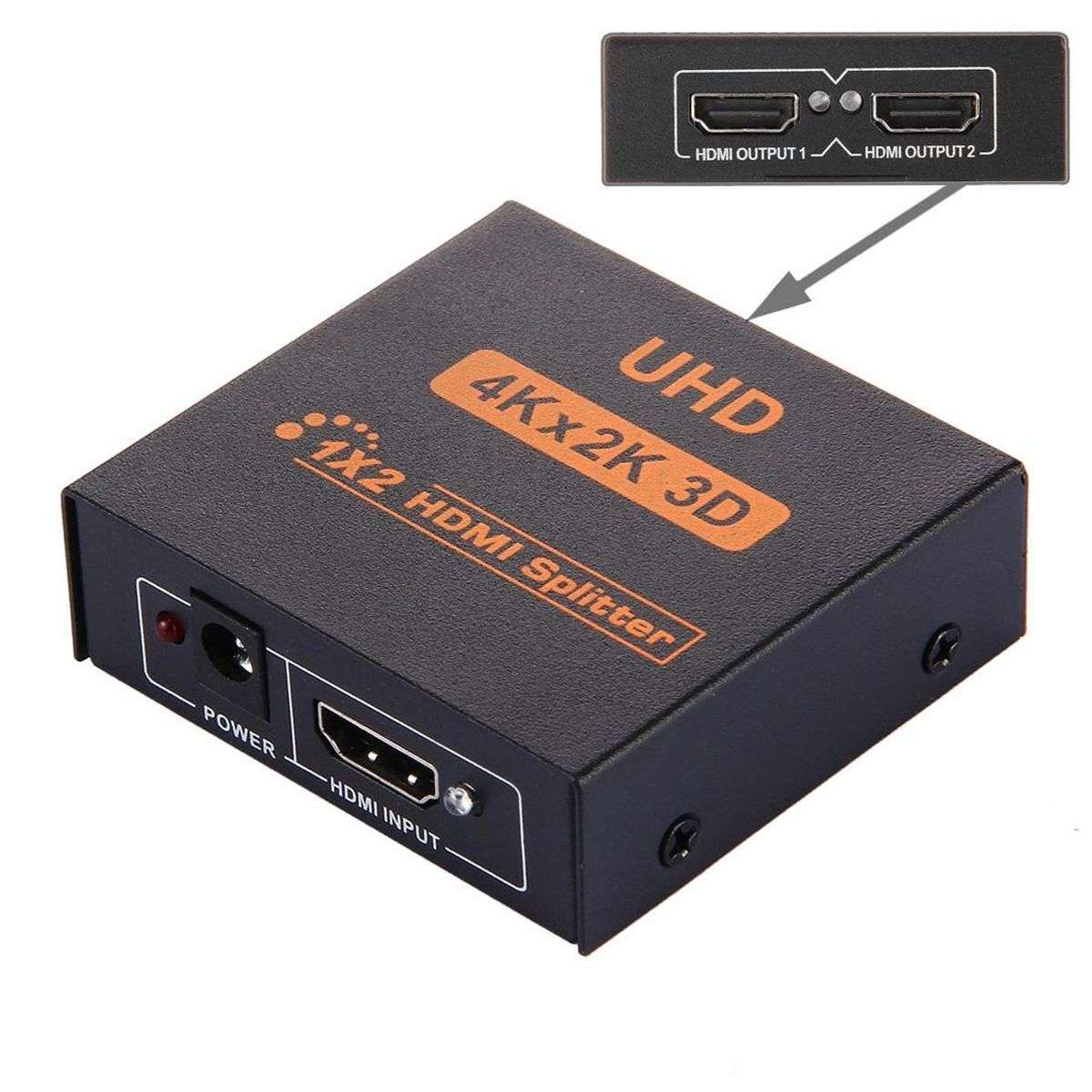 HDMI one in two out splitter