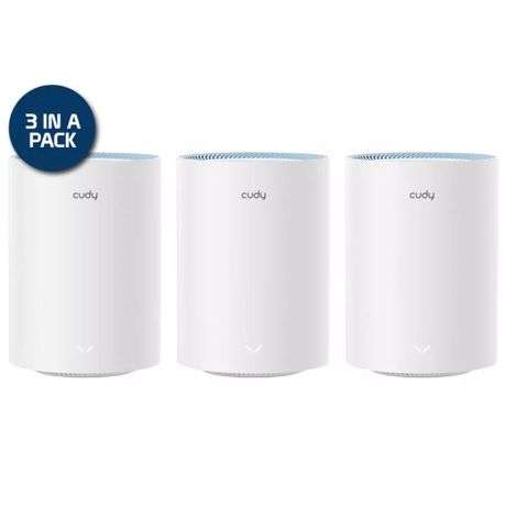 Cudy - AC1200 Wi-Fi Mesh Kit 3 Pack - Cudy - AC1200 Wi-Fi Mesh Kit 3 Pack