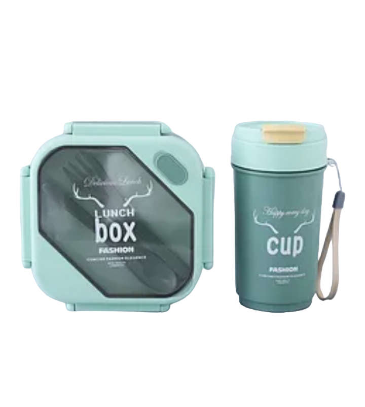 Lunchbox and cup set