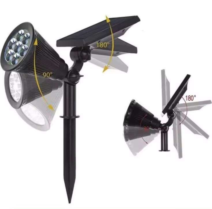 Waterproof Solar Powered Outdoor Garden Spotlight