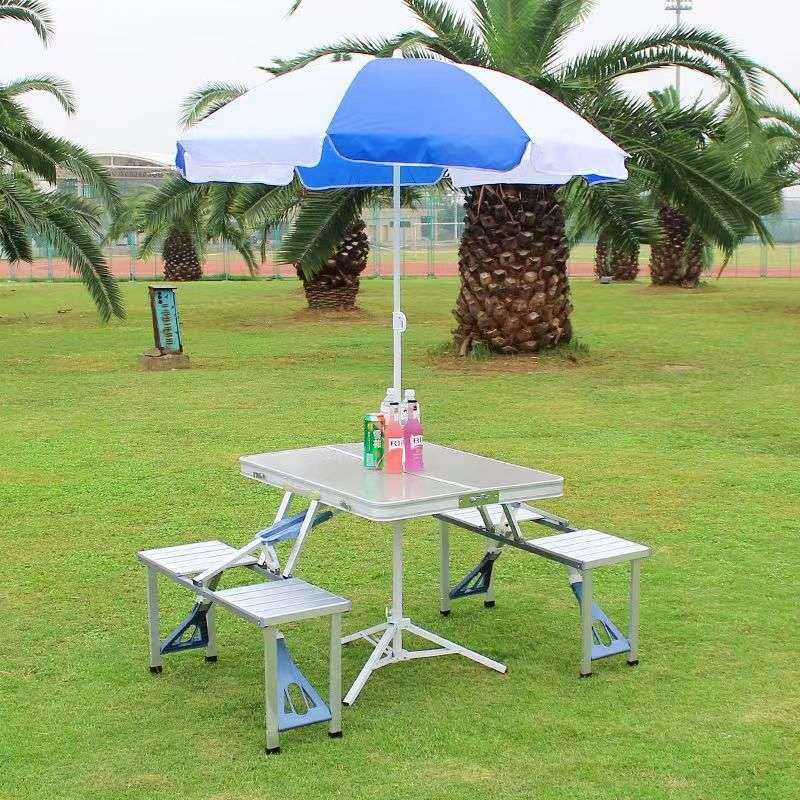 Folding Picnic Table & Chair Set