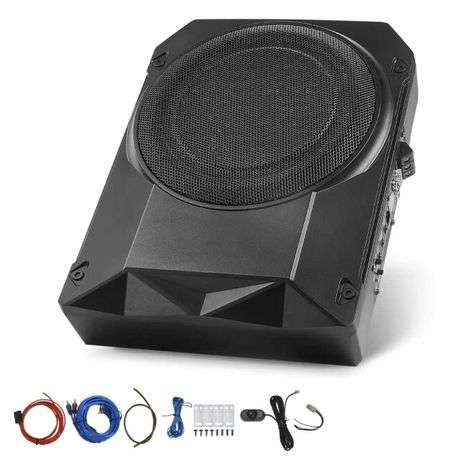 Compact Aluminum Underseat Active Car Subwoofer