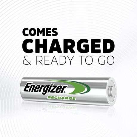 Energizer - Recharge Power Plus NiMH AAA 700mAh Battery Card 4 - Energizer - Recharge Power Plus ...