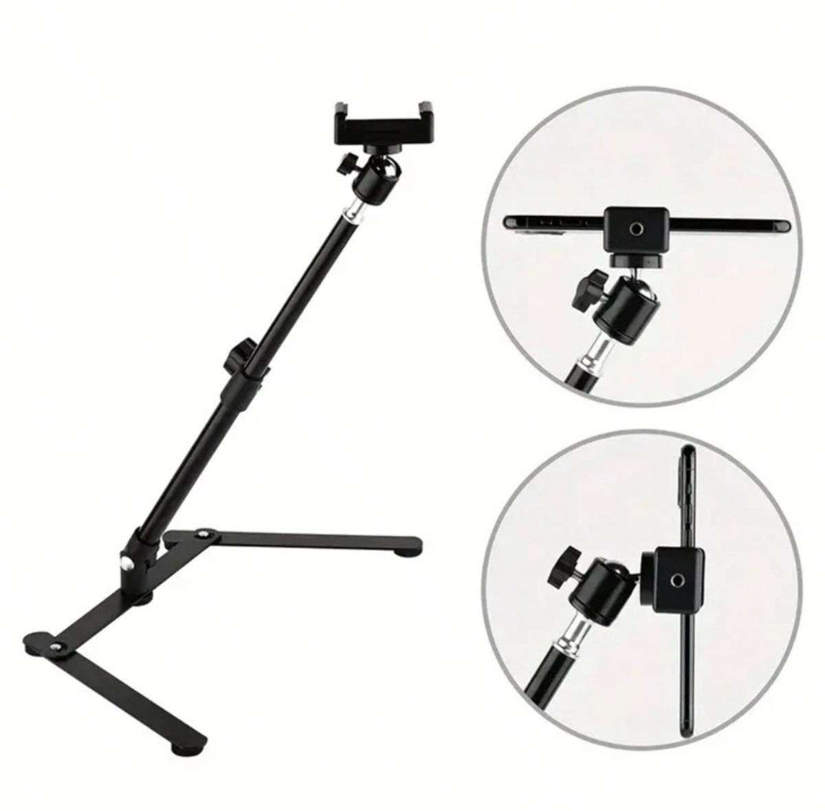 10 inch ring light with adjustable tripod and phone holder