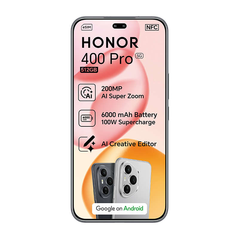 Honor 400 Pro 5G Dual Sim 12GB +512GB - Midnight Black