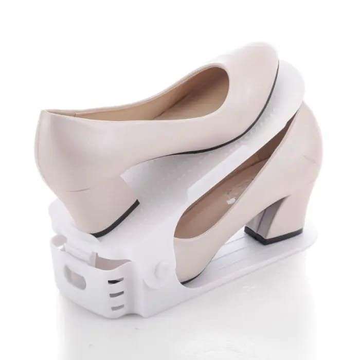 PPV Adjustable Shoe Slots Organizer Non-Slip Shoe Stacker