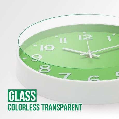 Smart 3d Numbers Round Clocks For Office Wall Clock