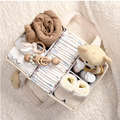 TopikaKids Baby Diaper Organizer, Changing Table Storage, Car Organizer - Ivory