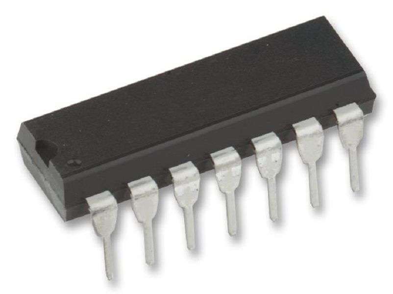 Microchip (TC4469CPD) MOSFET Driver Quad, Low Side Non-Inverting, 4.5V-18V