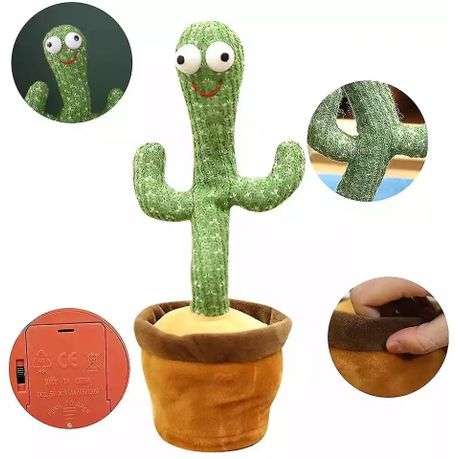 Cactus Toy - Electronic Vibration Dancing Talking Repeat Twisting Singing