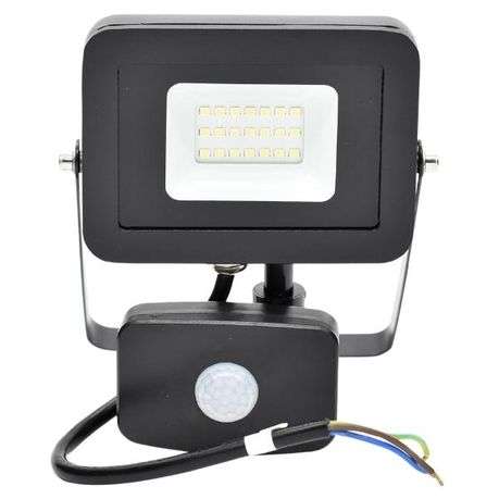 Waco - LED Floodlight 20 W6500K Slimline - With Sensor - Waco - LED Floodlight 20 W6500K Slimline...