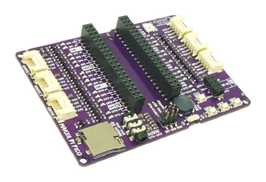 Cytron Maker-Pi-Pico-Nb Raspberry Pi Pico Board, 4.5 V To 5.5 V Supply