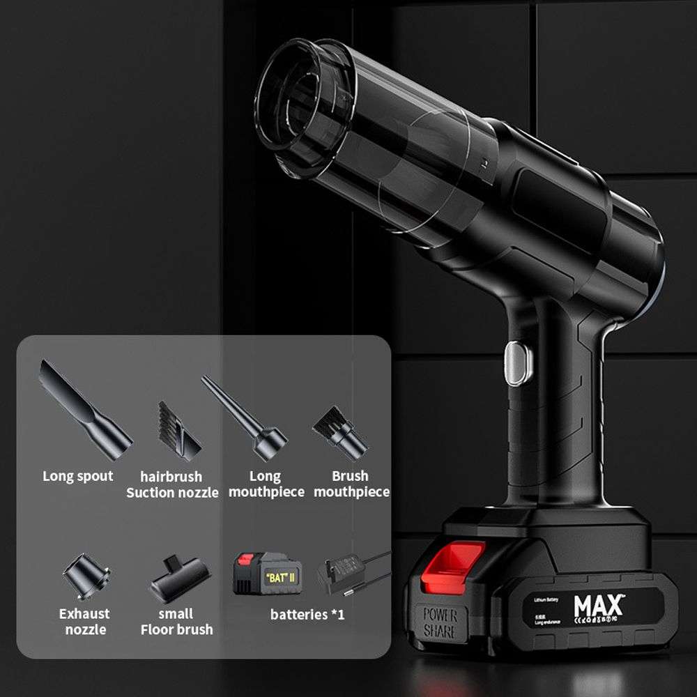 4-in-1 Multifunctional Cordless Vacuum with Rechargable Lithium-ion Battery Hand-held Vacuum Cleaner