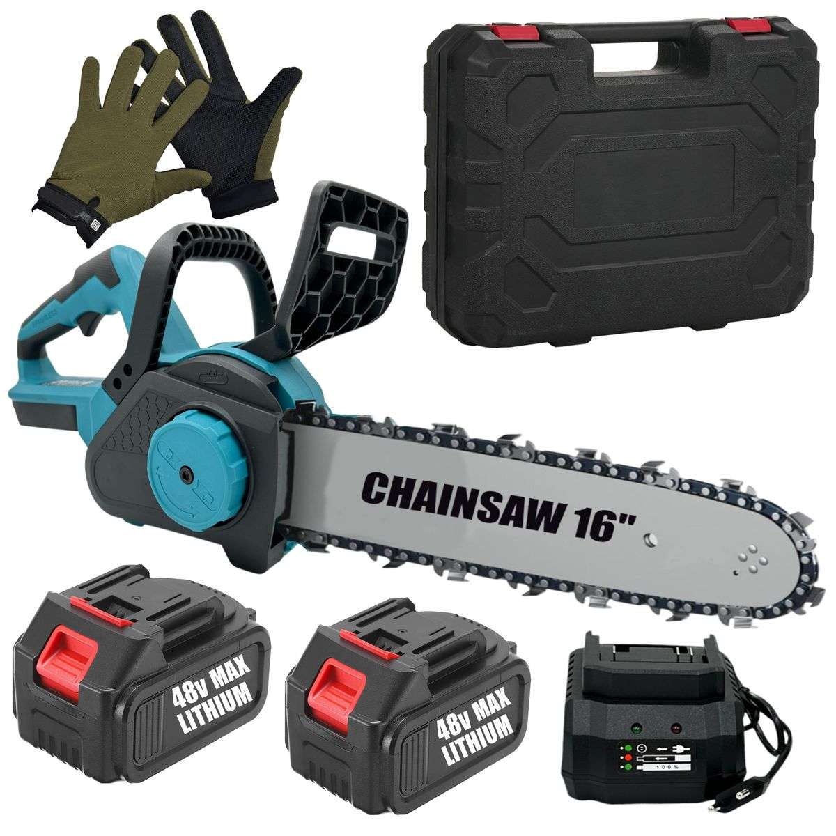 21V Cordless 16" Chain Saw