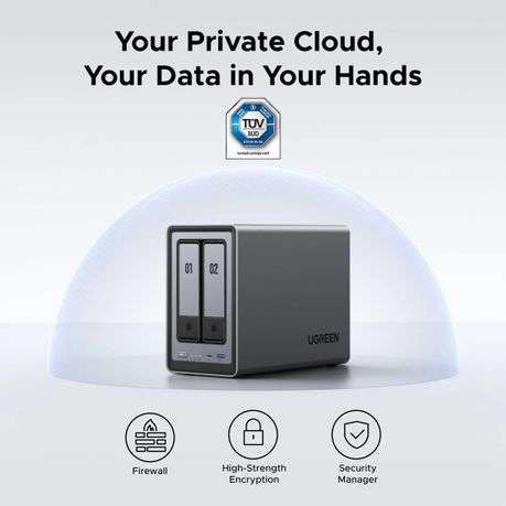 Ugreen - NASync DXP2800 2 Bay NAS - Ugreen - NASync DXP2800 2 Bay NAS