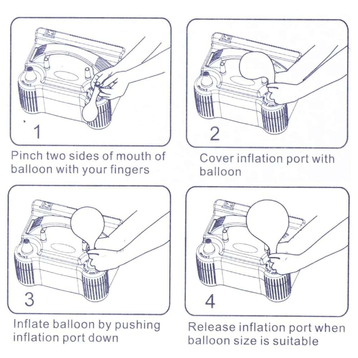 Electric Balloon Inflator Pump