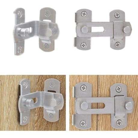Stainless Steel Barn Door & Gate Latch Set - 2 Piece