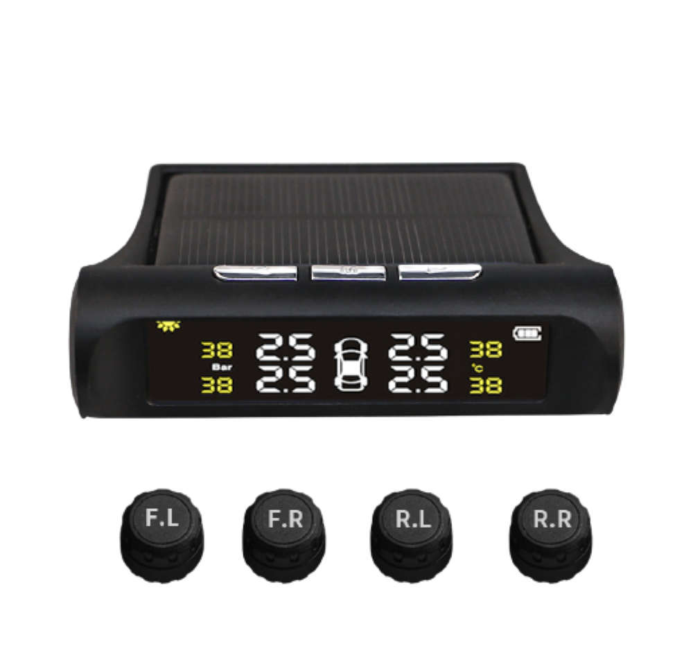 Solar Powered Digital Tire Pressure Monitoring System