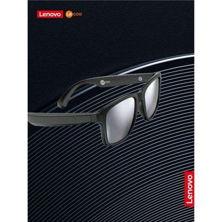 Lenovo Lecoo - C8 - UV400 Polarized Wireless BT Smart Sunglasses - Silver
