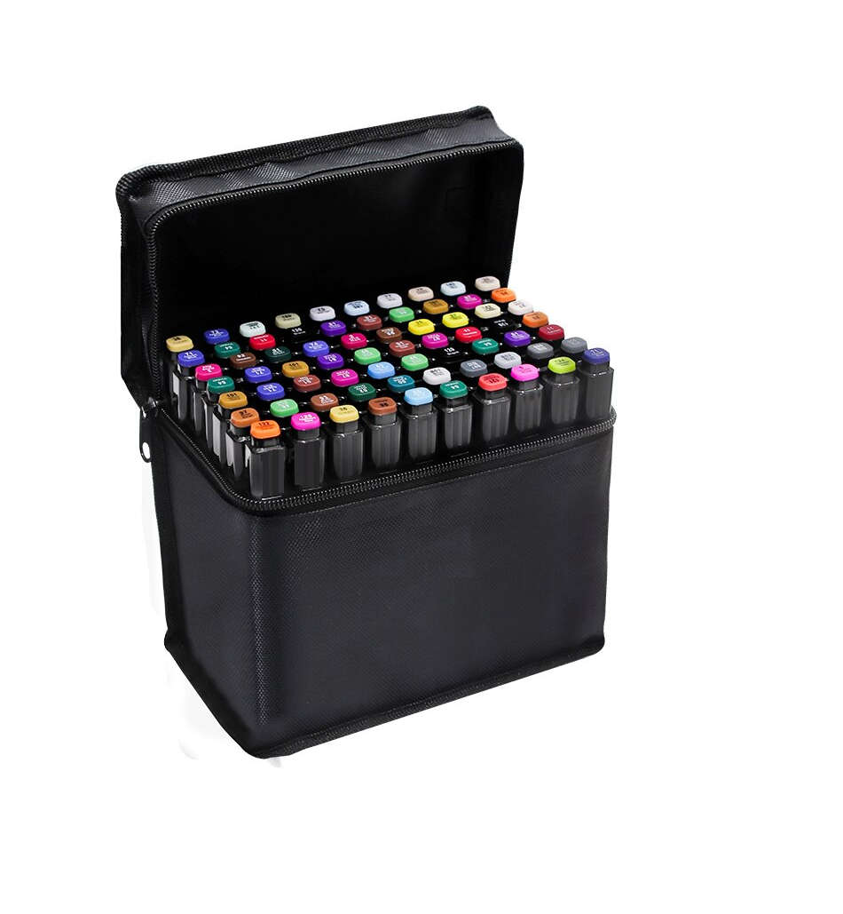 JD 48PCS Color Sketch Art Markers set