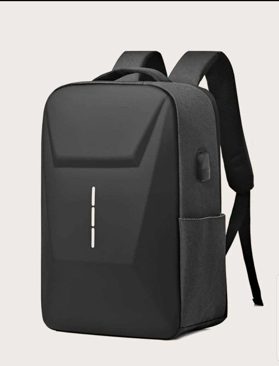Exclsv Hard Shell Anti-Theft Backpack -Grey