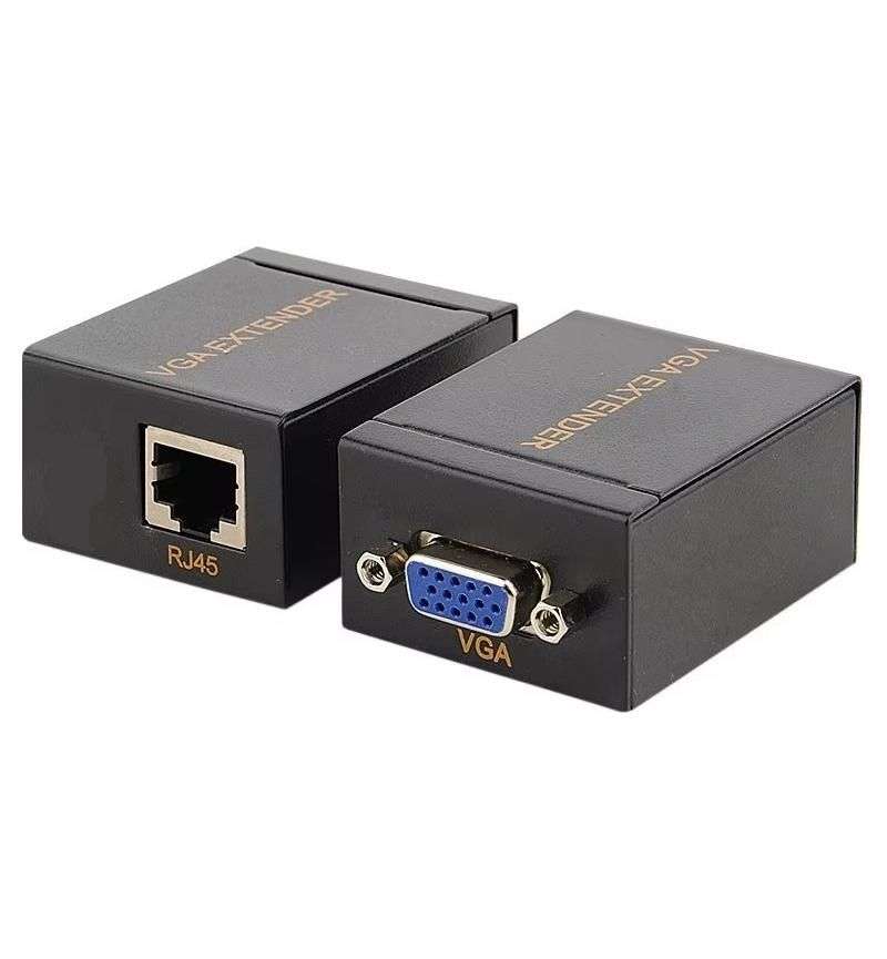 VGA Network Extender 60m Over RJ45 Cat Cat6 Network Cable