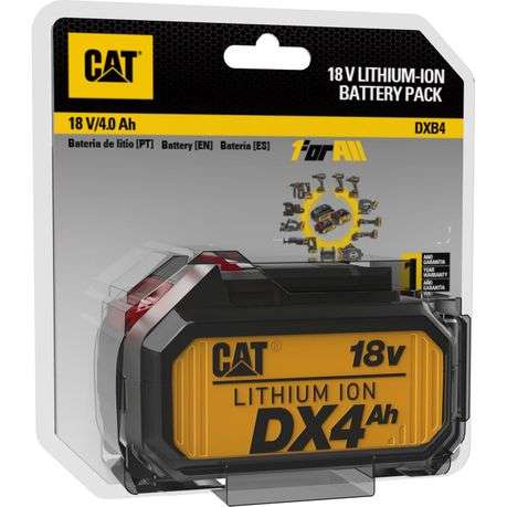 18V 4Ah Lithium-Ion Power Tool Battery Pack