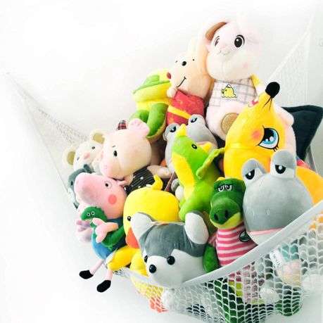 Corner Hanging Hammock for Soft Toy and Plush Storage 2 Pack