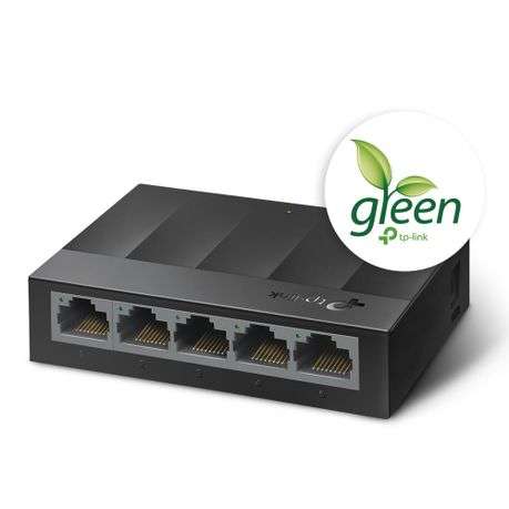Tp-Link - LiteWave 5 Port Gigabit Desktop Switch - Plastic Case - Tp-Link - LiteWave 5 Port Gigab...